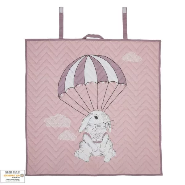 Baby Spielmatte - rosa - Baumwolle