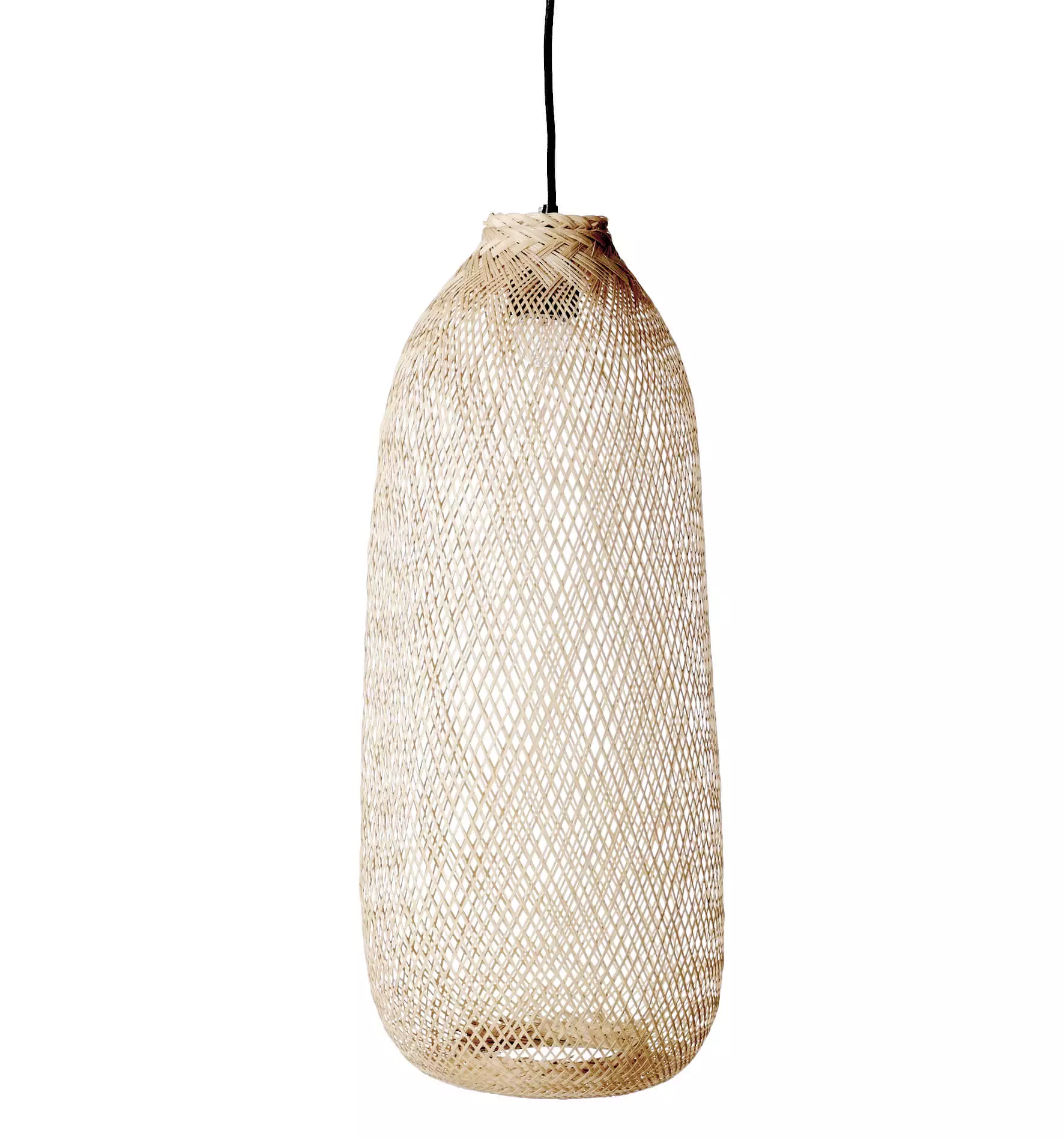 Bambusová závěsná lampa 1 Bambusová závěsná lampa