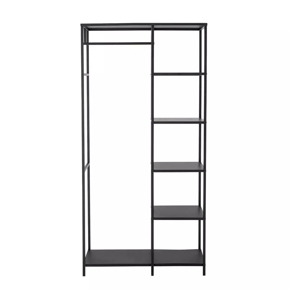 Stojak na ubrania czarny metalowy 1 Stojak na ubrania czarny metal