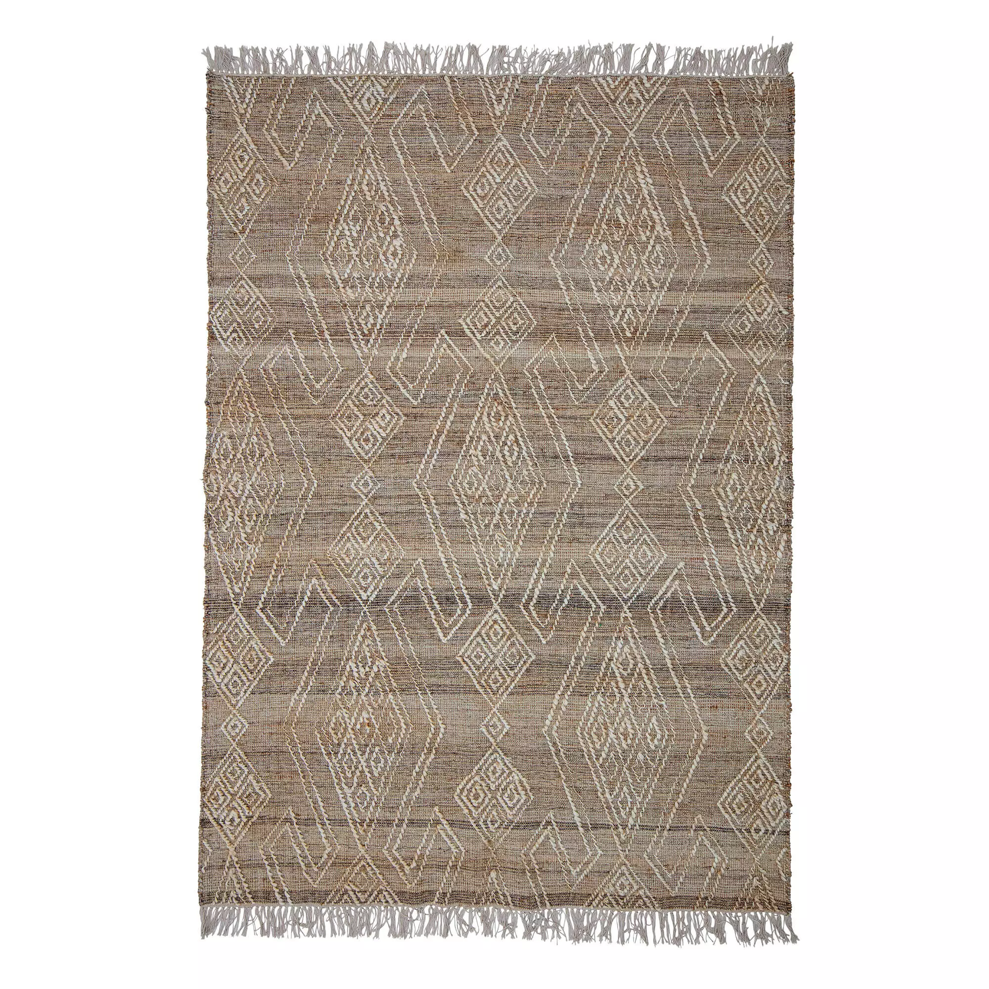 Jute rug with natural colors 215 x 150 cm 1 Jute rug with natural colors