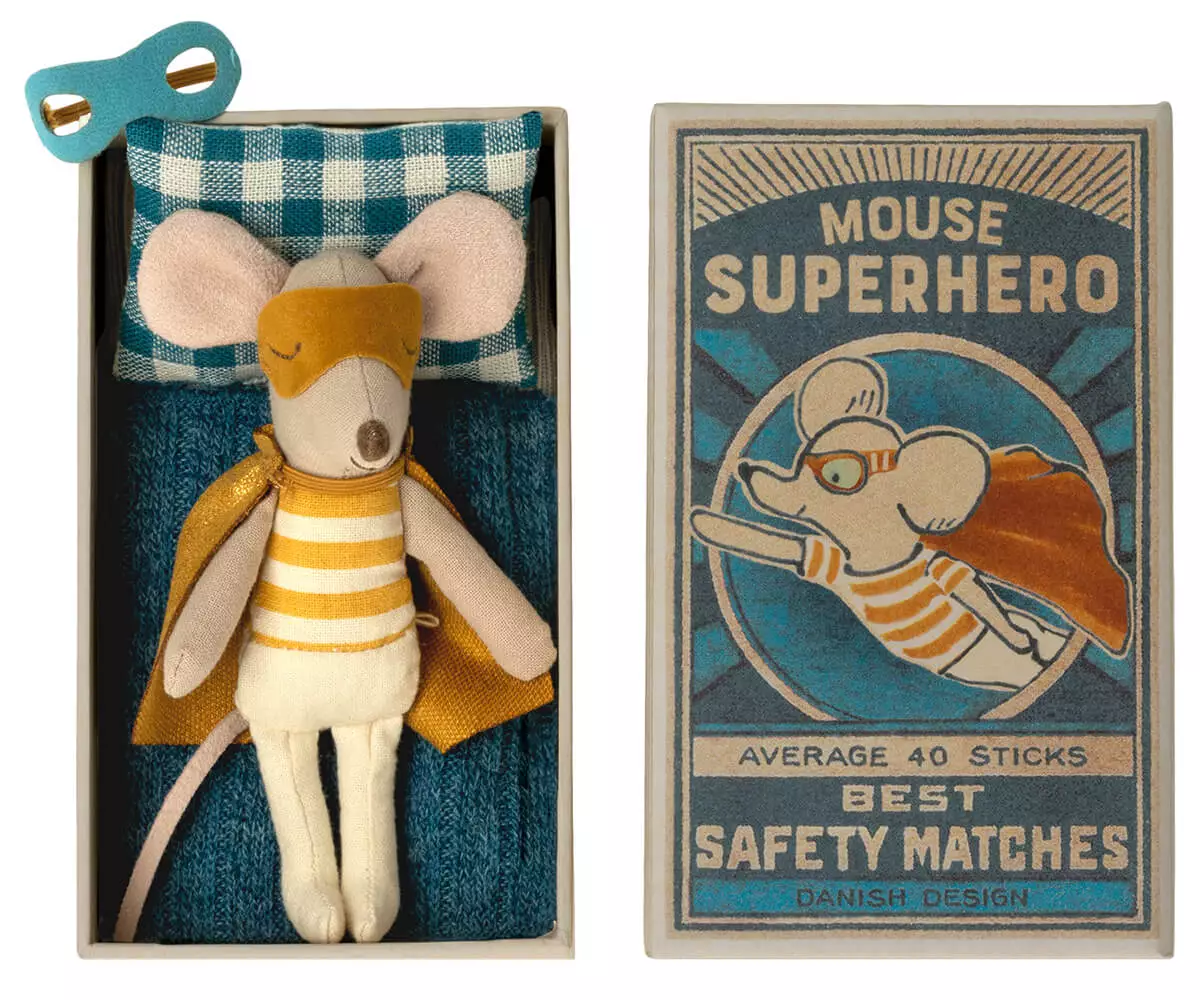 Superhero mouse Maileg 2 Superhero mouse Maileg