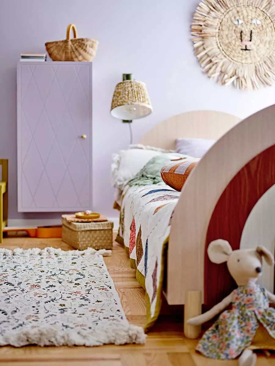 Nástěnná skříňka fialová 3 Nástěnná skříňka fialová