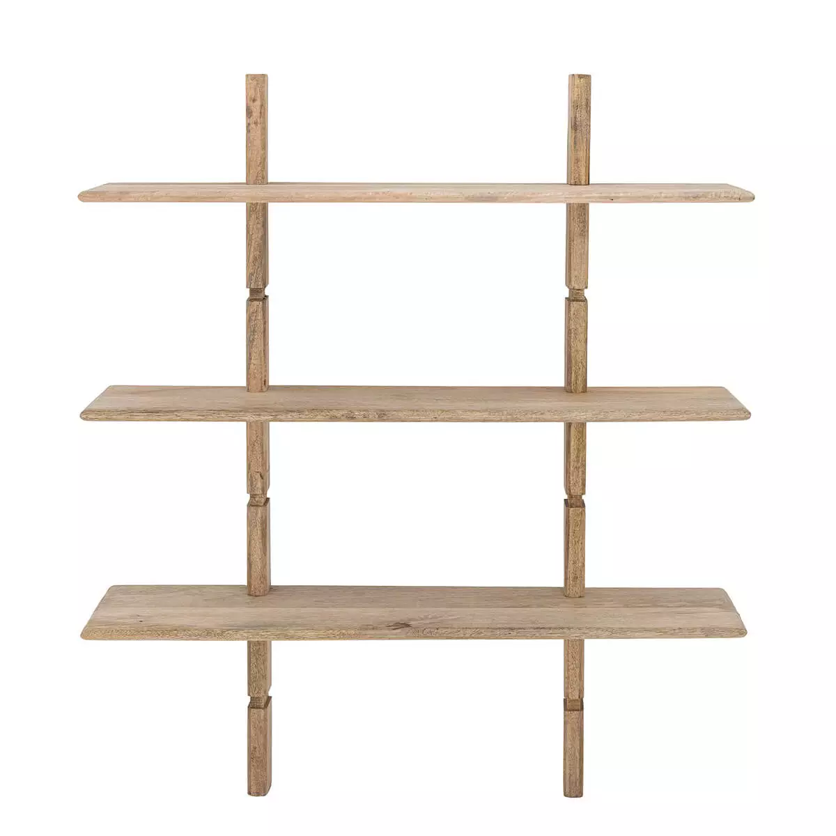 Nástěnná police nature mango 2 Nástěnná policová jednotka z mangového dřeva