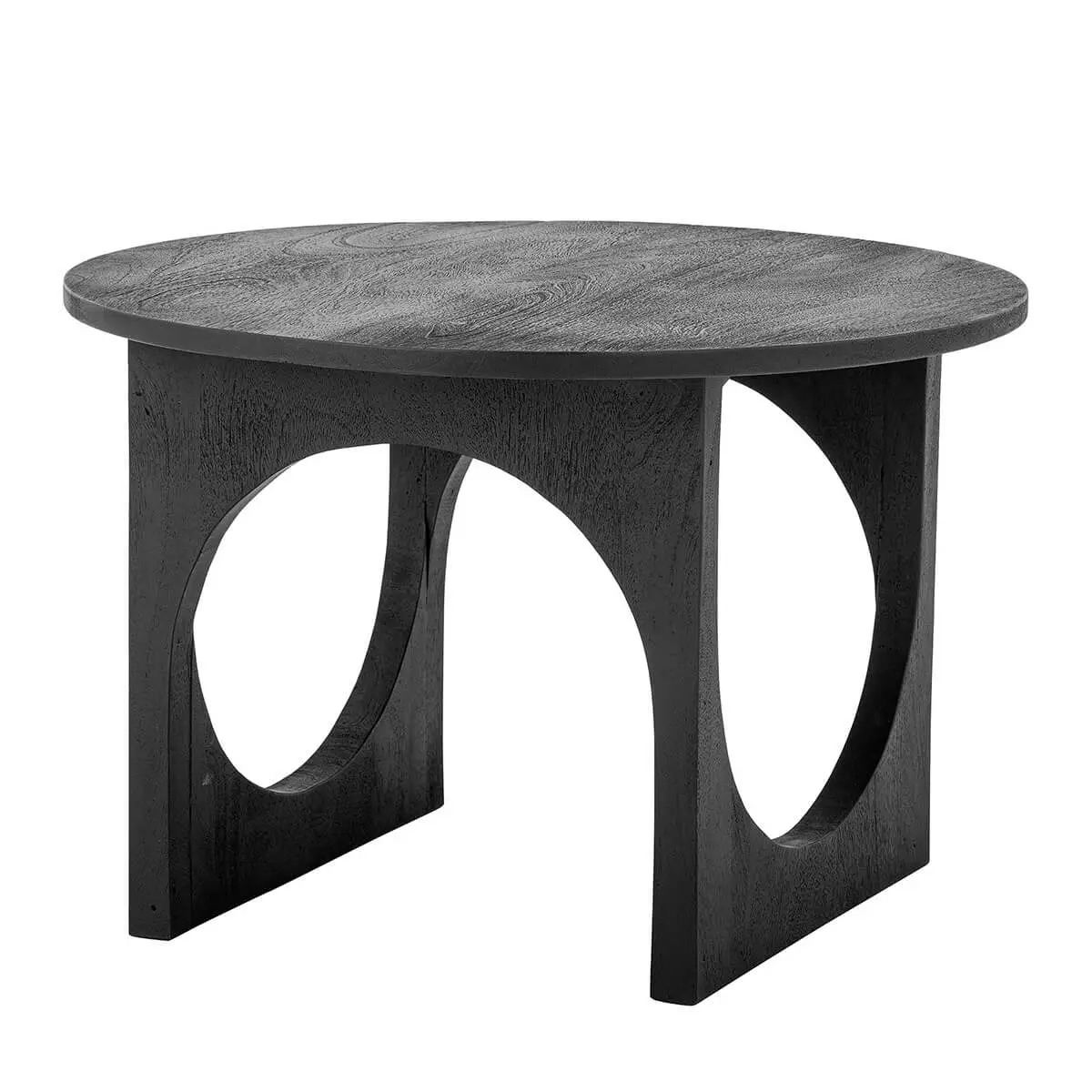 Couchtisch - schwarz - rund 1 Couchtisch - schwarz - rund