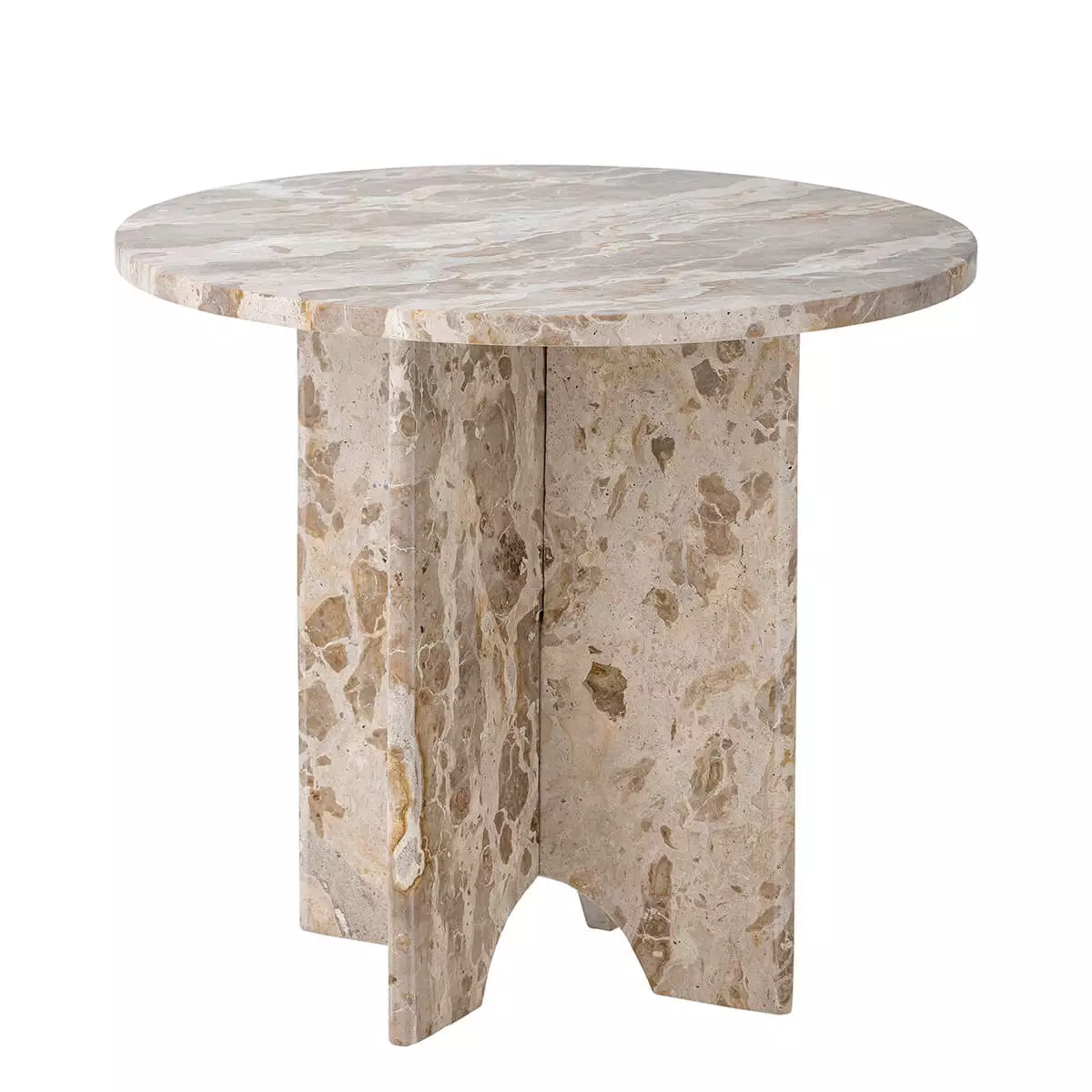 Side table - brown - marble 1 Side table - brown - marble