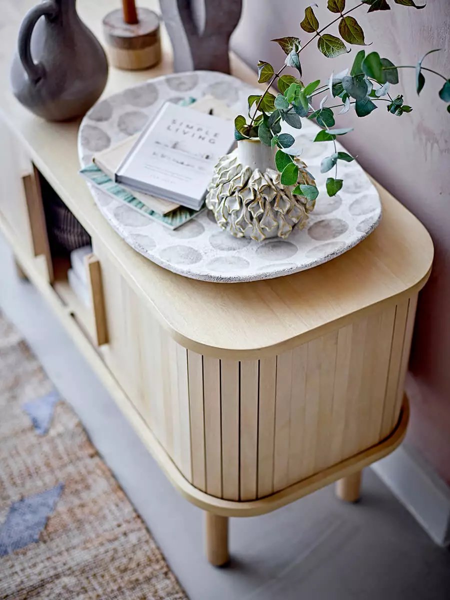 Kabinett, Natur, Gummiholz 2 Kabinett, Natur, Gummiholz