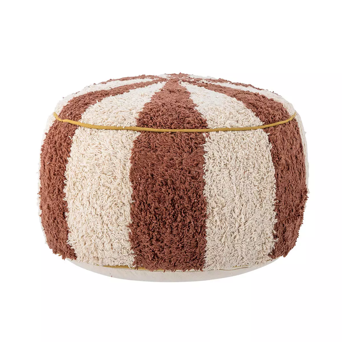 Pouf, Red, Cotton 1 Pufa, czerwona, bawełniana
