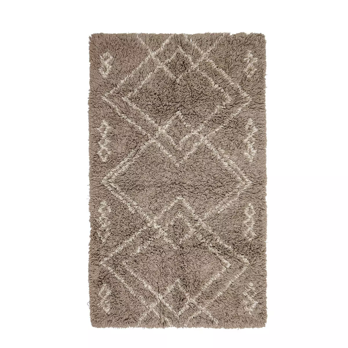 Teppich, Braun, Baumwolle 4 Teppich, Braun, Baumwolle