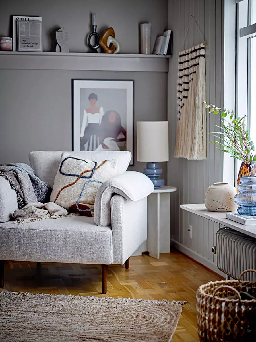 Stolní lampa, modré sklo 3 Stolní lampa, modré sklo