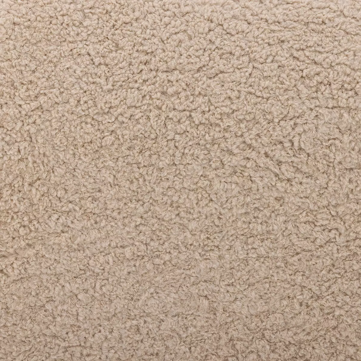 Ławka z jasnej tkaniny bouclé 5 Bench in light bouclé fabric - obrazek 5