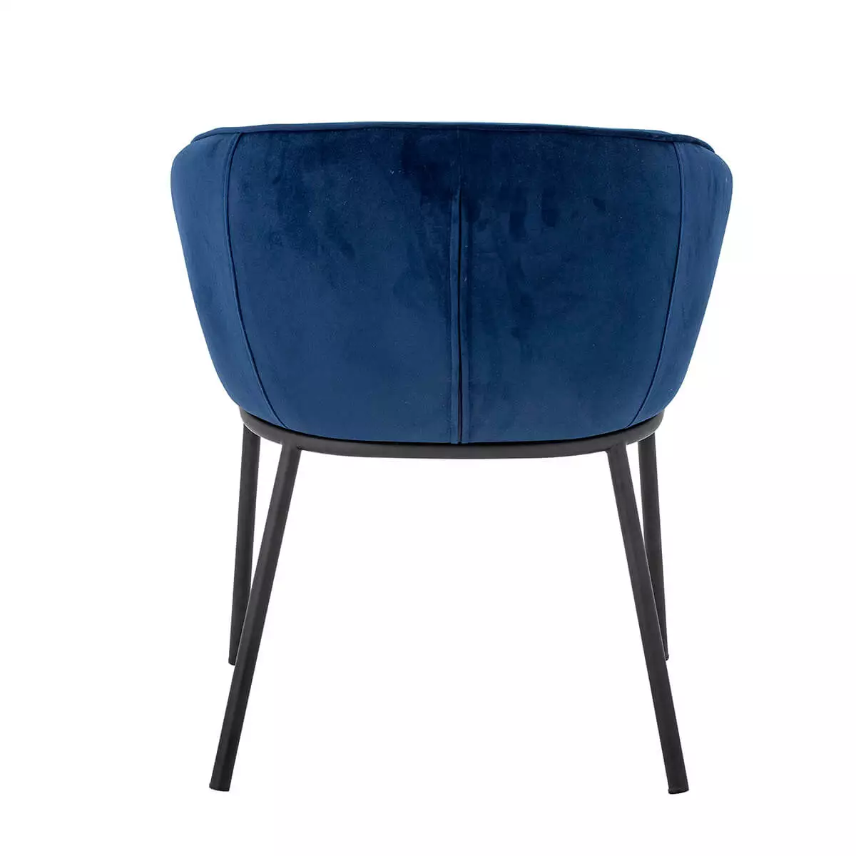 Scaun de masă cu țesătură albastră 6 Dining chair with blue fabric - imagine 6