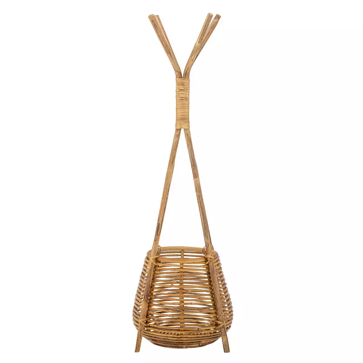 Rotan kapstok Natuur 4 Rotan kapstok