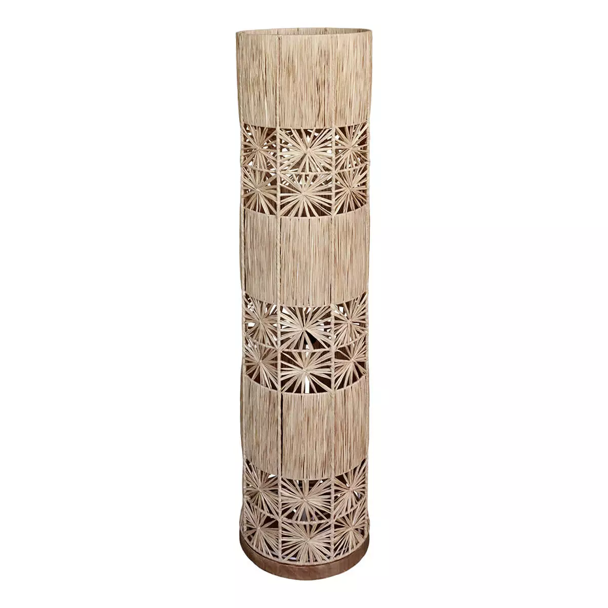 Lampa podłogowa z naturalnej wikliny 1 Lampa podłogowa z naturalnej wikliny