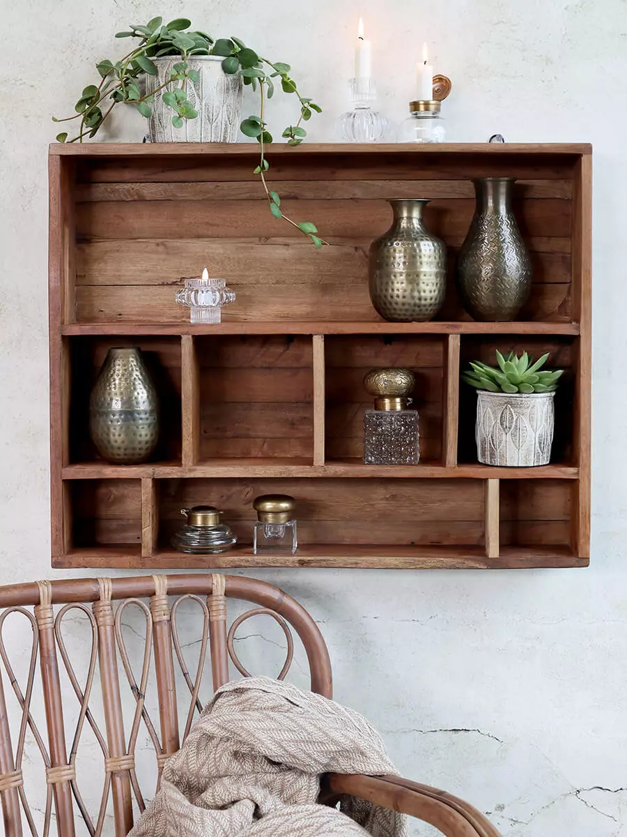 Grimaud Wandregal 2 Grimaud Wandregal aus Altholz