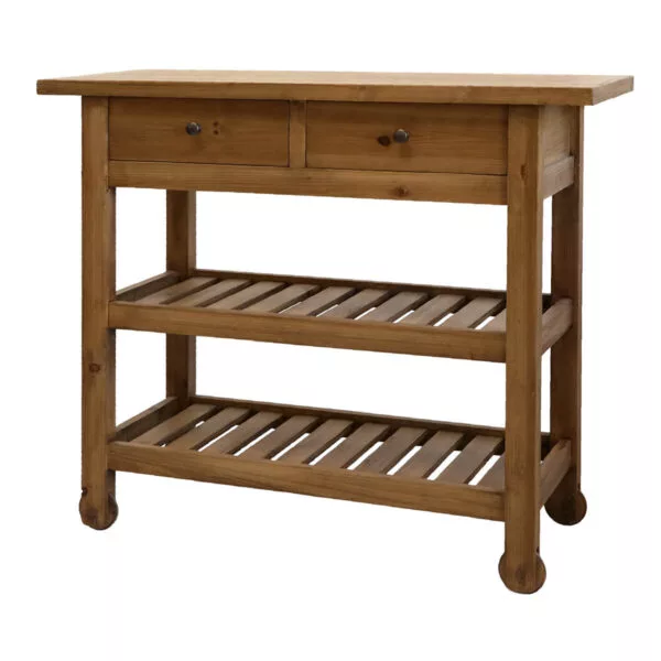 Service table with wheels