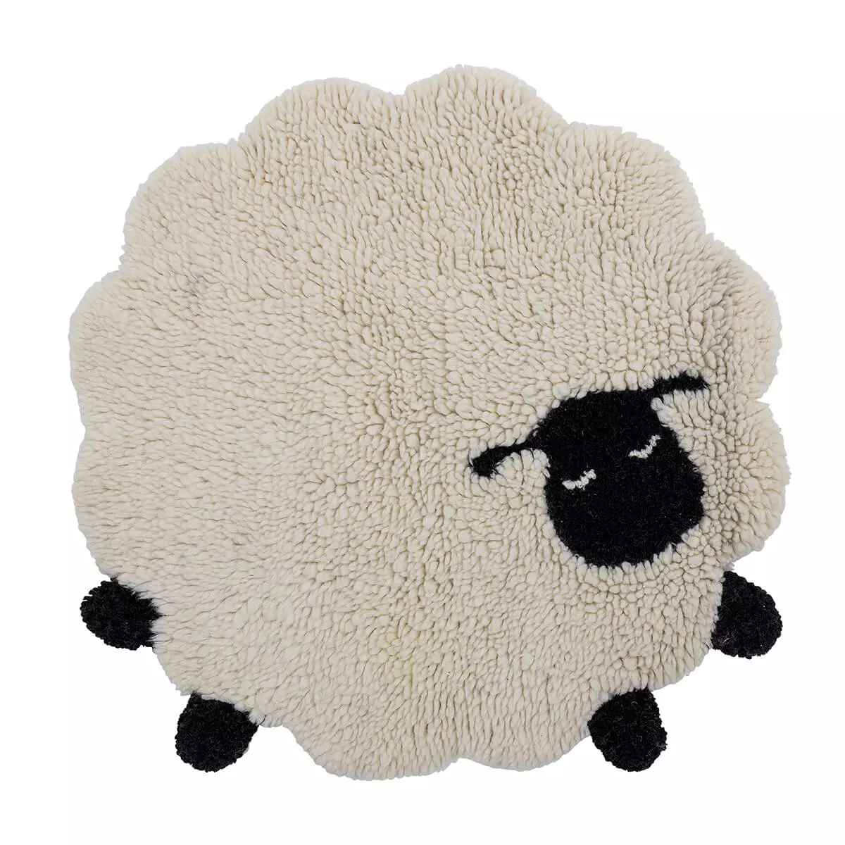 Dolly Rug White Wool 1 Dolly Rug White Wool