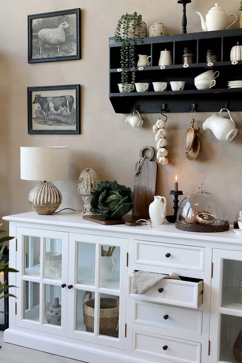 Lampa stołowa z drewna mango 3 Table lamp in Mango wood - obrazek 3