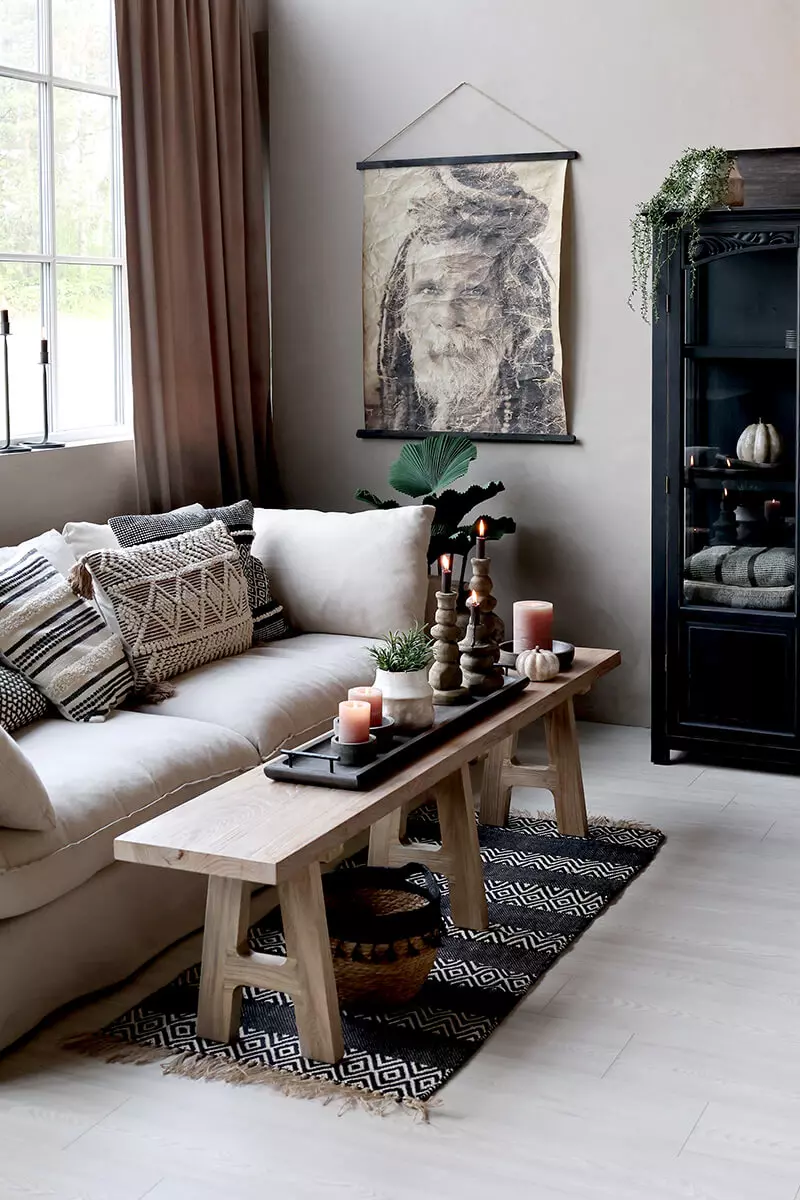 Holzbank 4 Wooden Bench - Bild 4