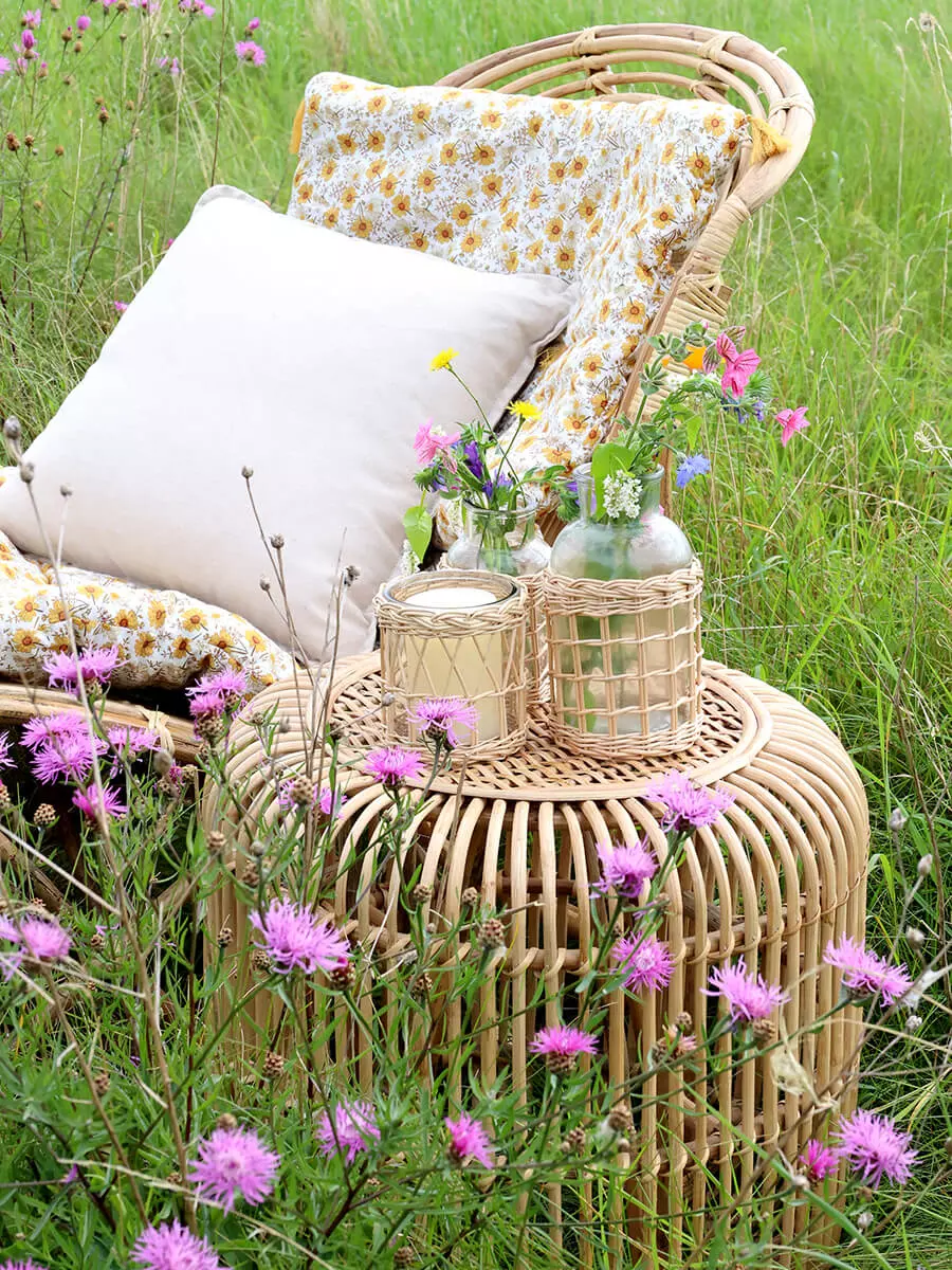 Obývací stůl ratan 2 Lounge Table Rattan - Obrázek 2