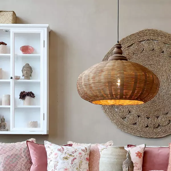 Hängeleuchte aus geflochtenem Rattan 71130300-02