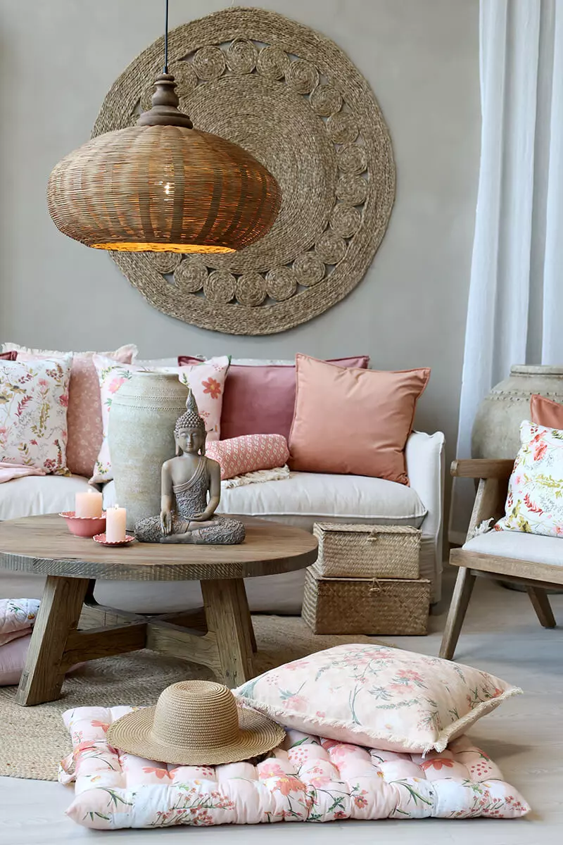 Hängeleuchte aus geflochtenem Rattan 4 Pendant Lamp in wickered rattan - Bild 4