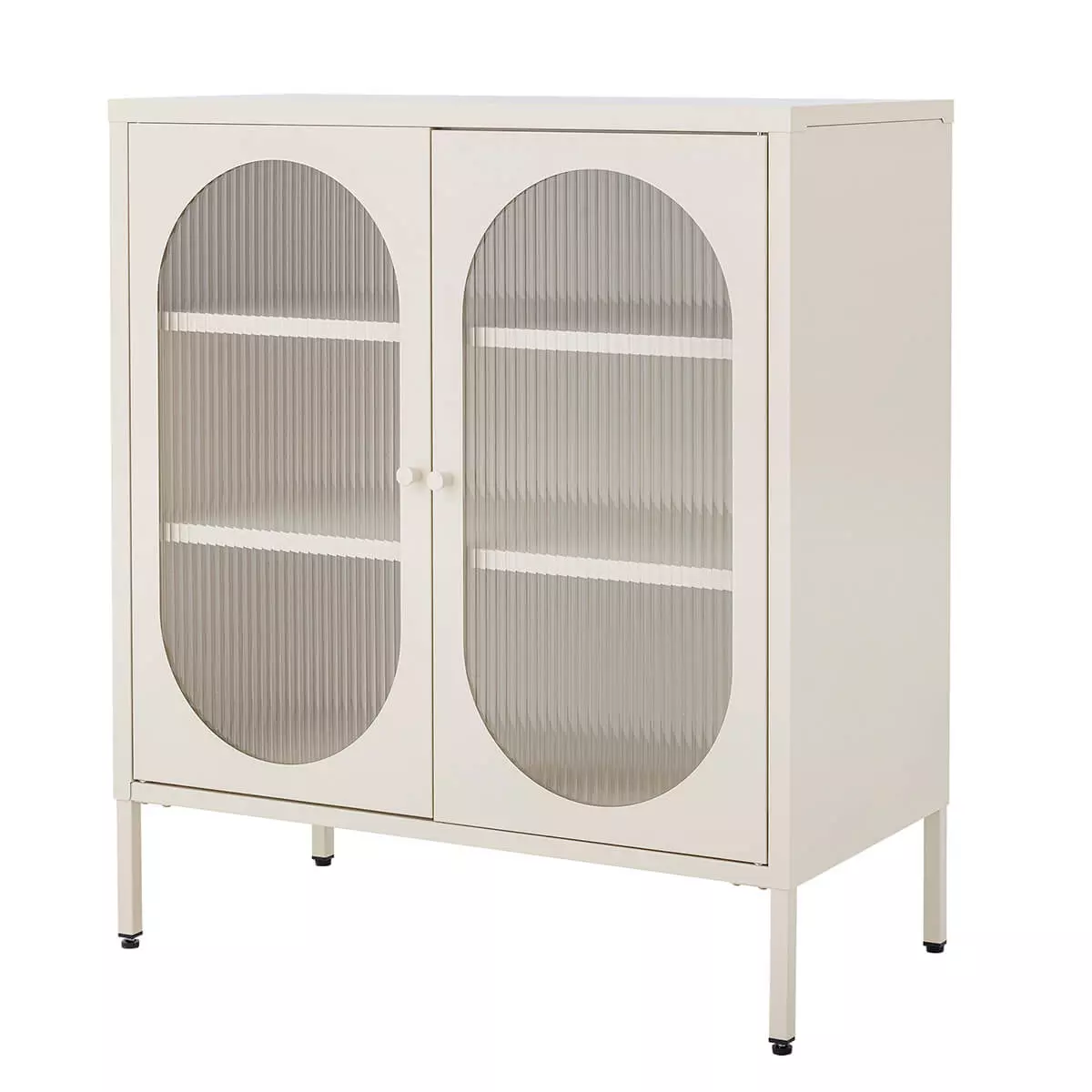 Metalowa szafka Salvo ze szklanymi drzwiami 4 Salvo Metal Cabinet with Glass doors - obrazek 4
