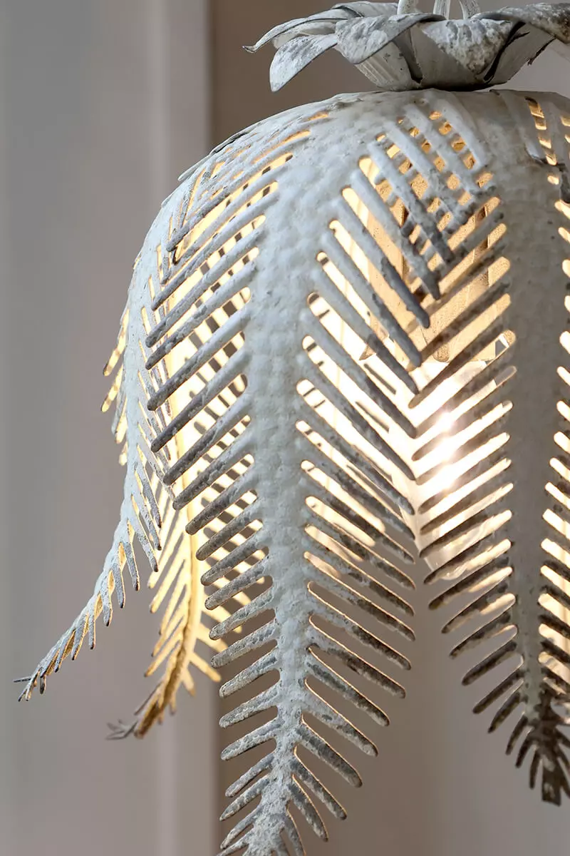 Lampa wisząca w stylu vintage z listkami 4 Vintage Pendant Lamp w leaves - obrazek 4