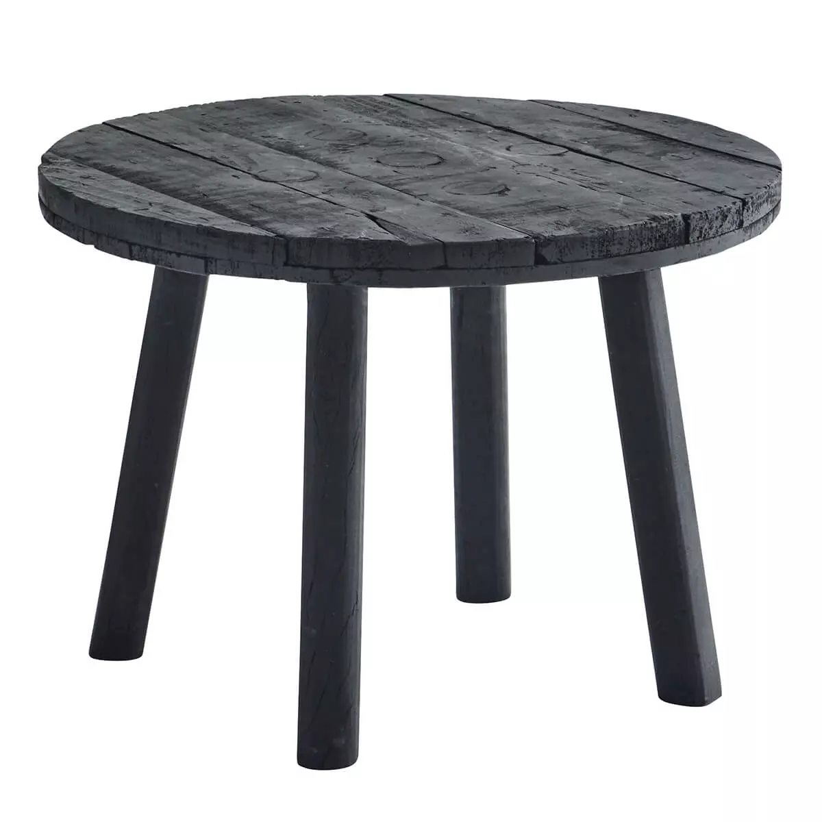 Ročno izdelana črna mizica za kavo 1 Ročno izdelana črna mizica za kavo