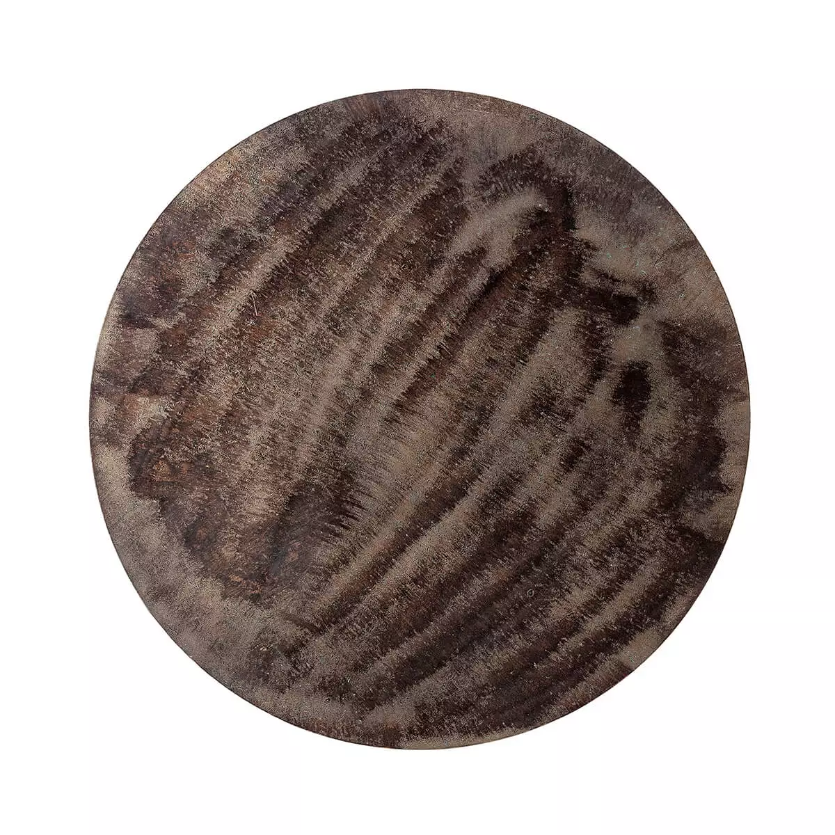 Black metal coffee table