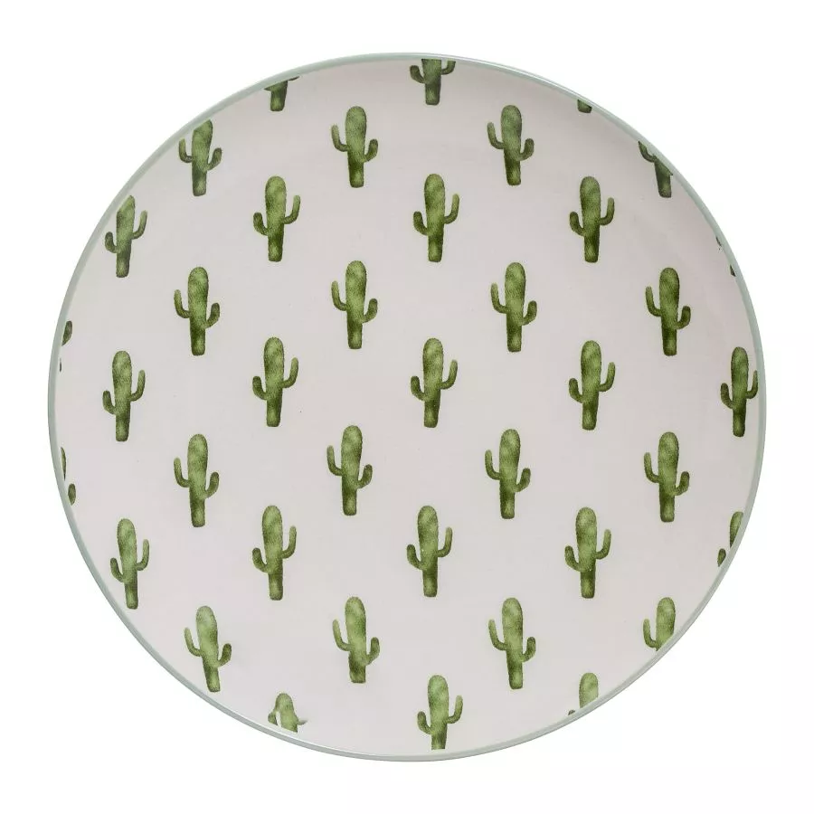 Cactus patterned plate
