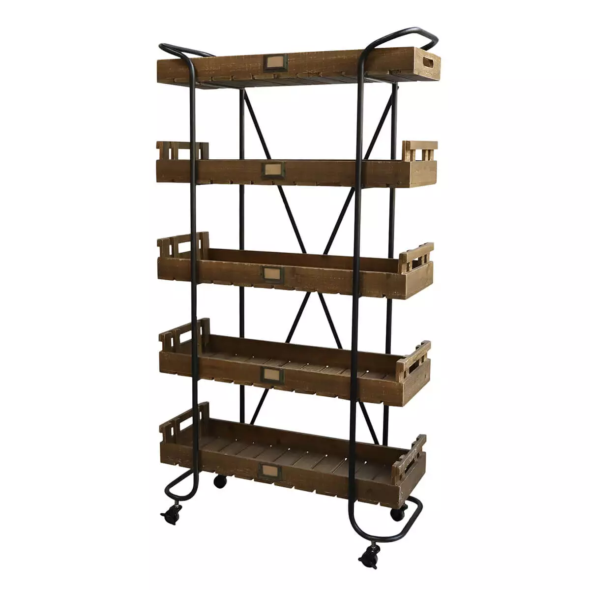 Plant stand on wheels