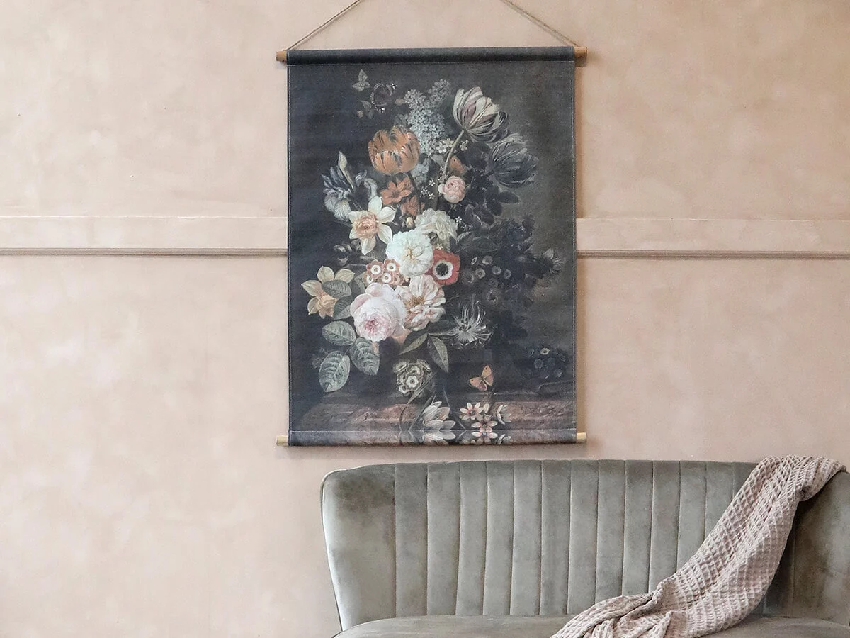 Canvas wall art - flower bouquet