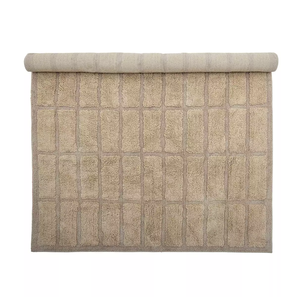 Baumwollteppich natur 150x210 cm