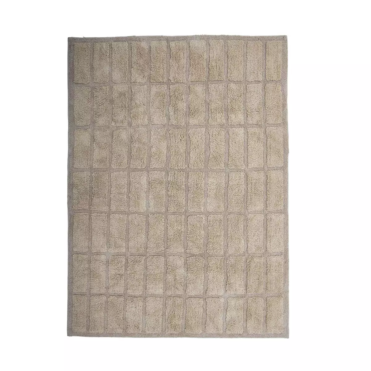 Baumwollteppich natur 150x210 cm