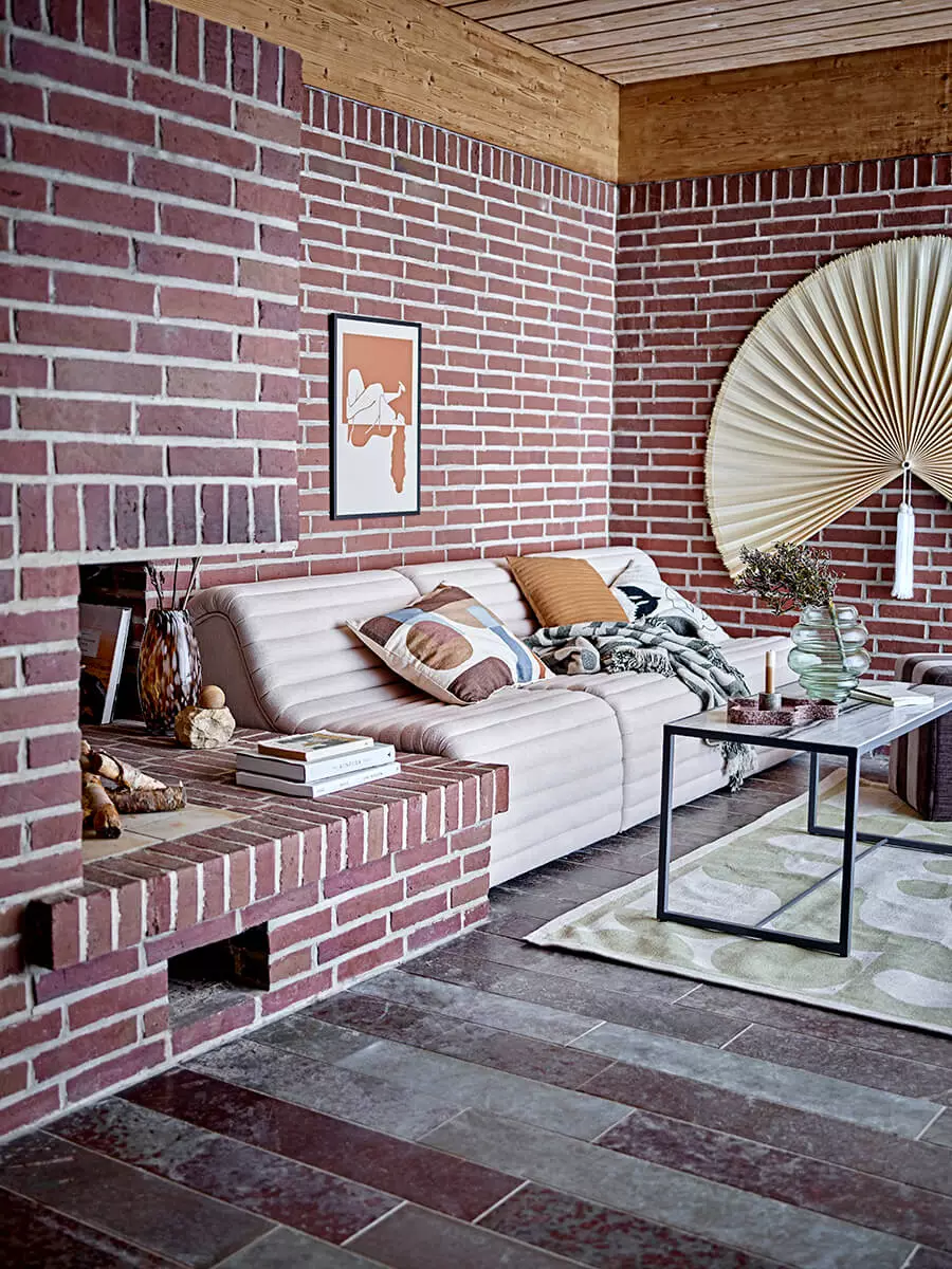 Wanddecoratie bamboe natuur