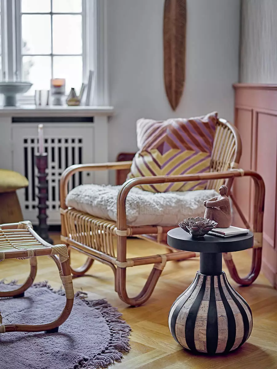 Loungesessel Natur Rattan