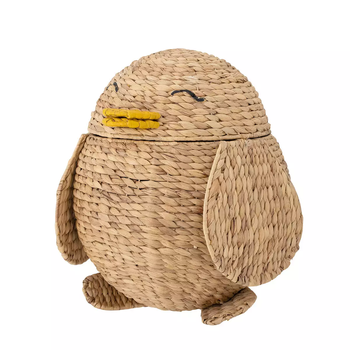 Pingo Basket w Lid, Nature, Water Hyacinth