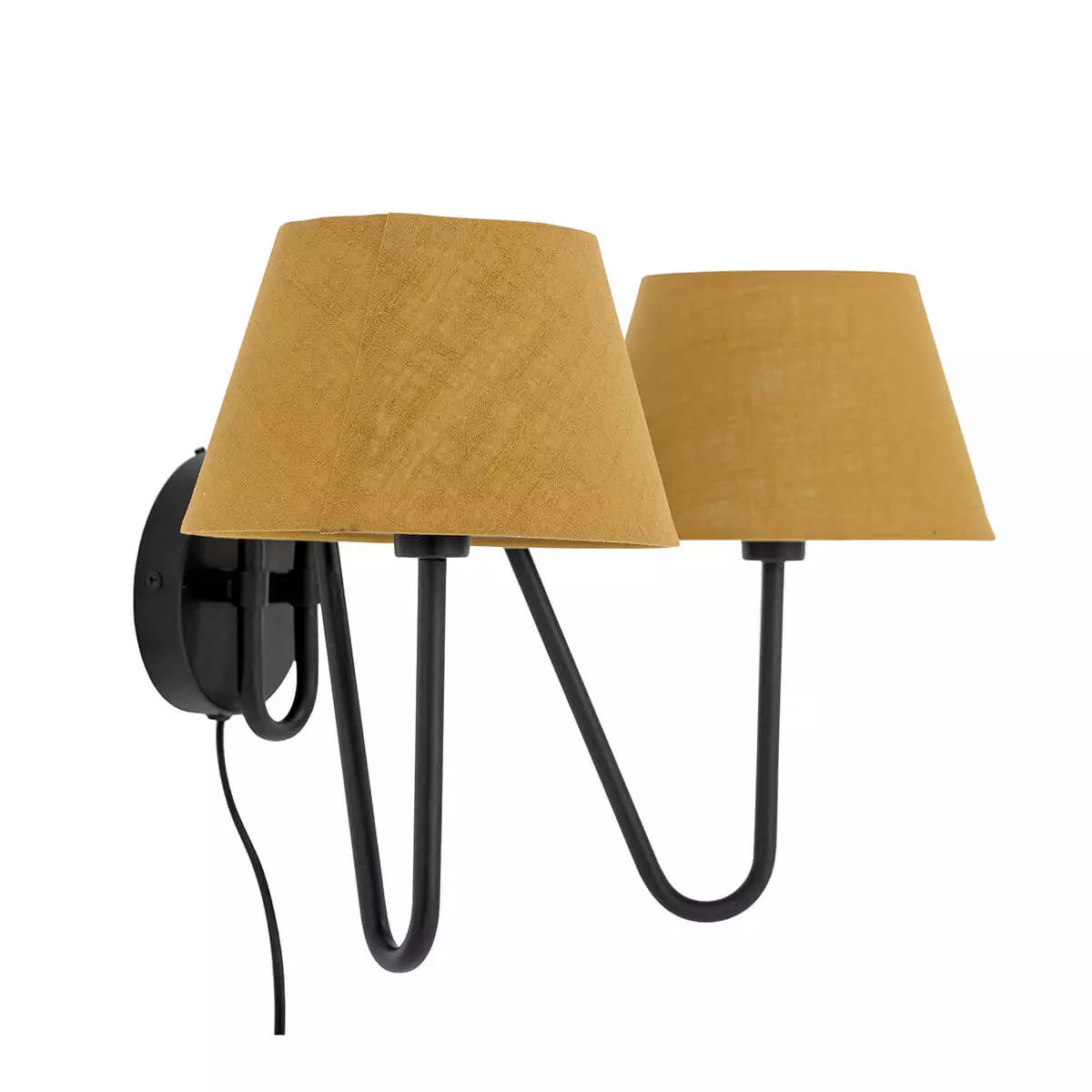 Wall Lamp, Black, Metal