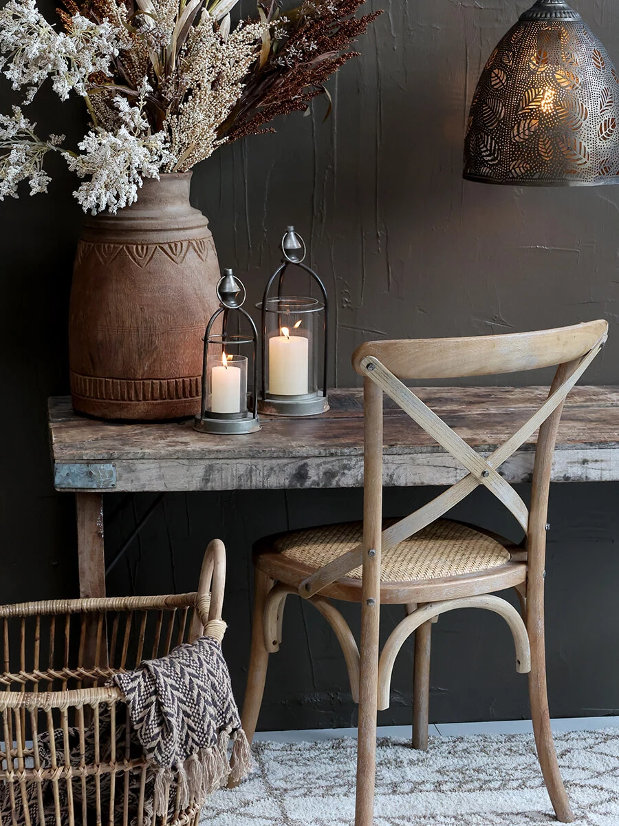 Koberec s marockým vzorem v přírodní barvě