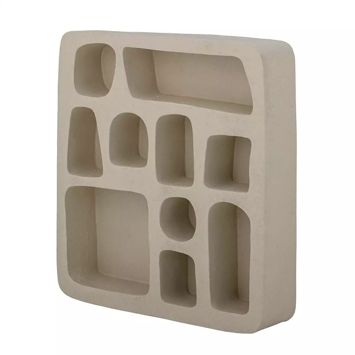 Table shelf in natural colour with organic shape