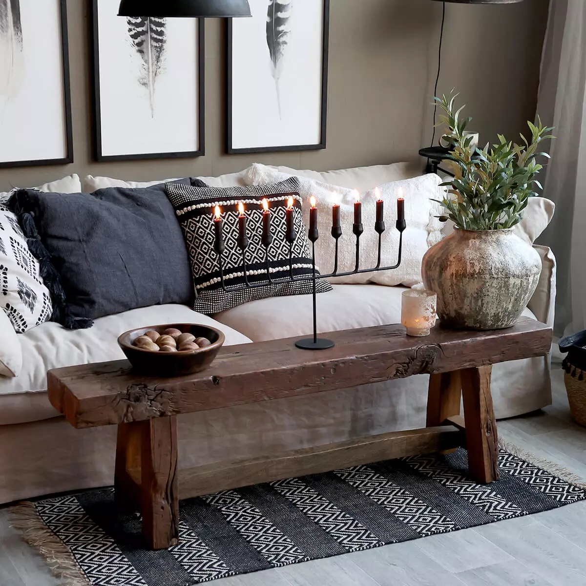 Bench in reclaimed wood - obrazek 2