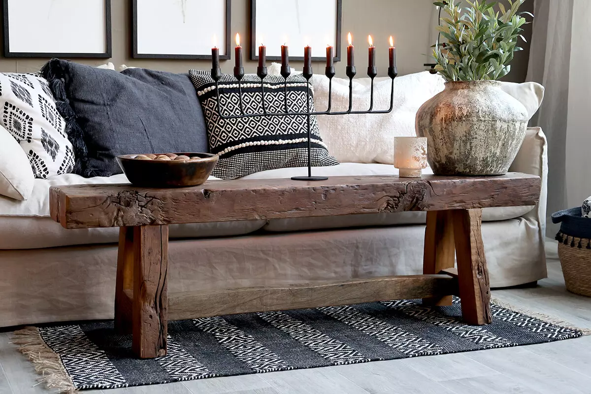 Bench in reclaimed wood - obrazek 3