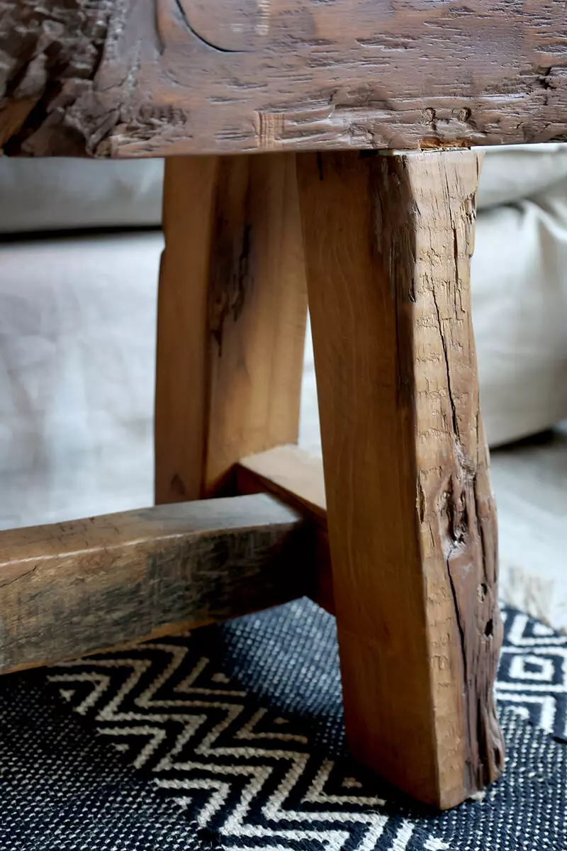 Bench in reclaimed wood - obrazek 6