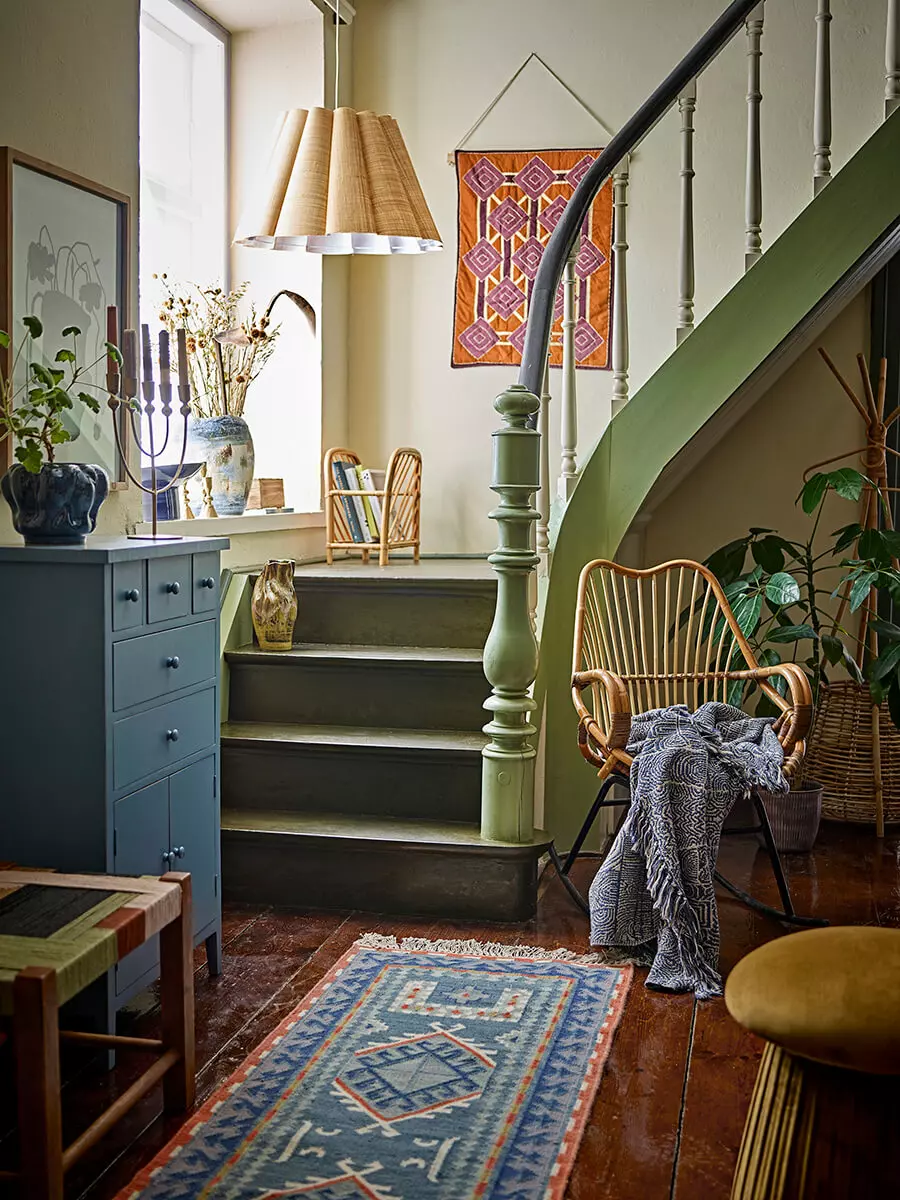 Reine Rattan Rocking chair - Bild 3