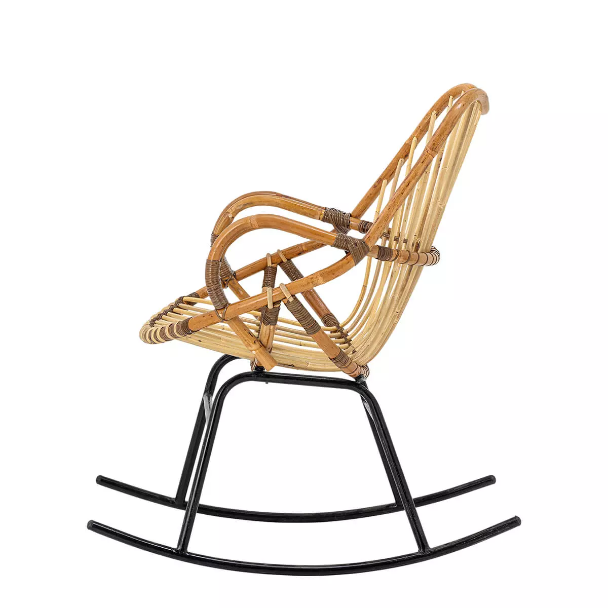 Reine Rattan Rocking chair - Bild 4