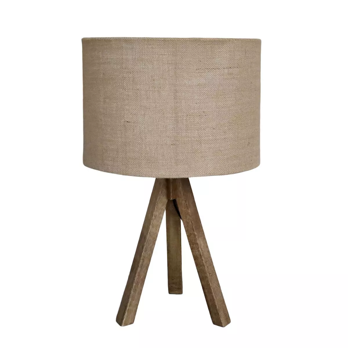 Tischlampe aus Mangoholz