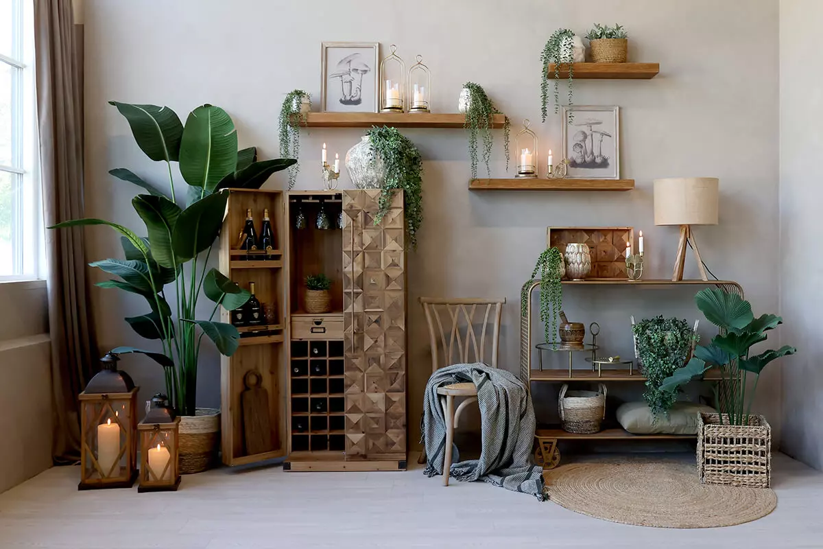 Table lamp in Mango wood - Bild 3