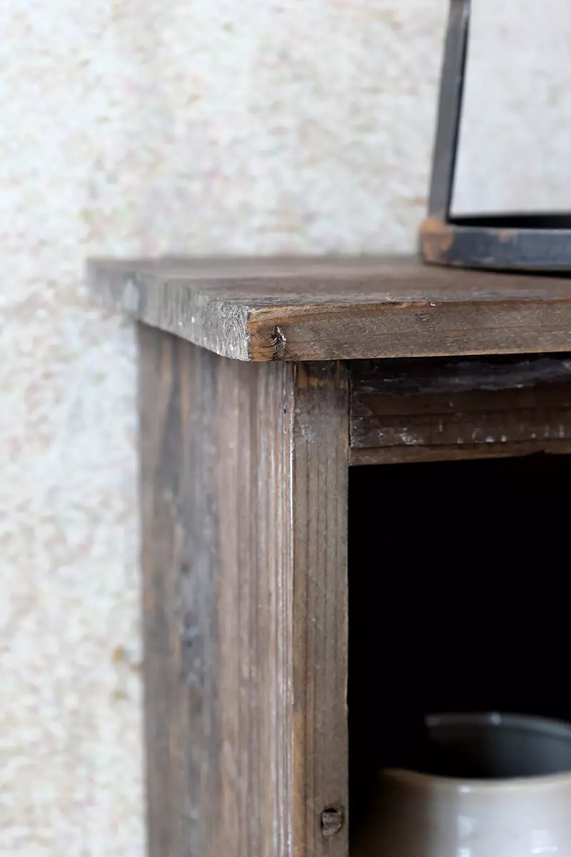 Wall shelf with 4 hooks - Image 5