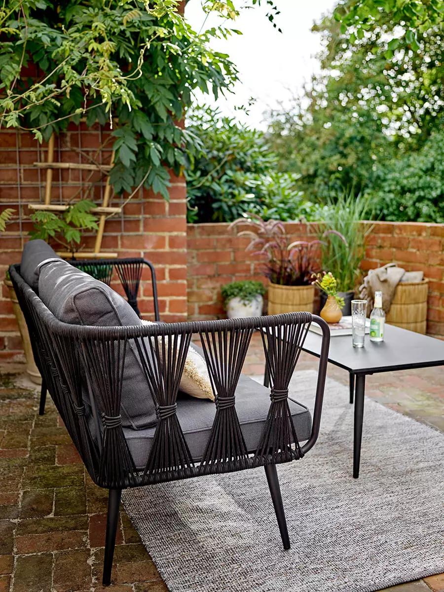 Grey Outdoor Rug - Slika 2