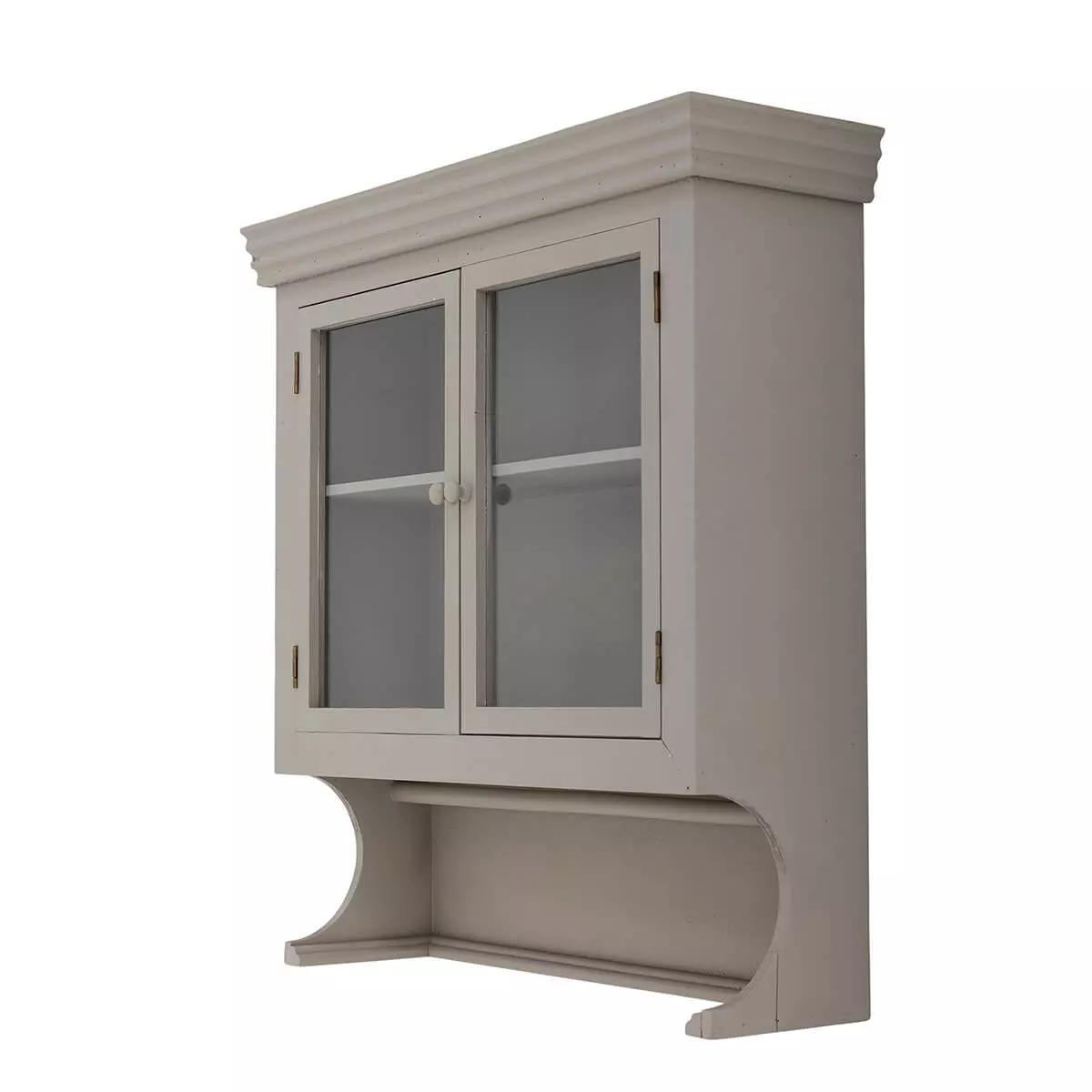 Grey Wall Cabinet, Firwood - Image 4